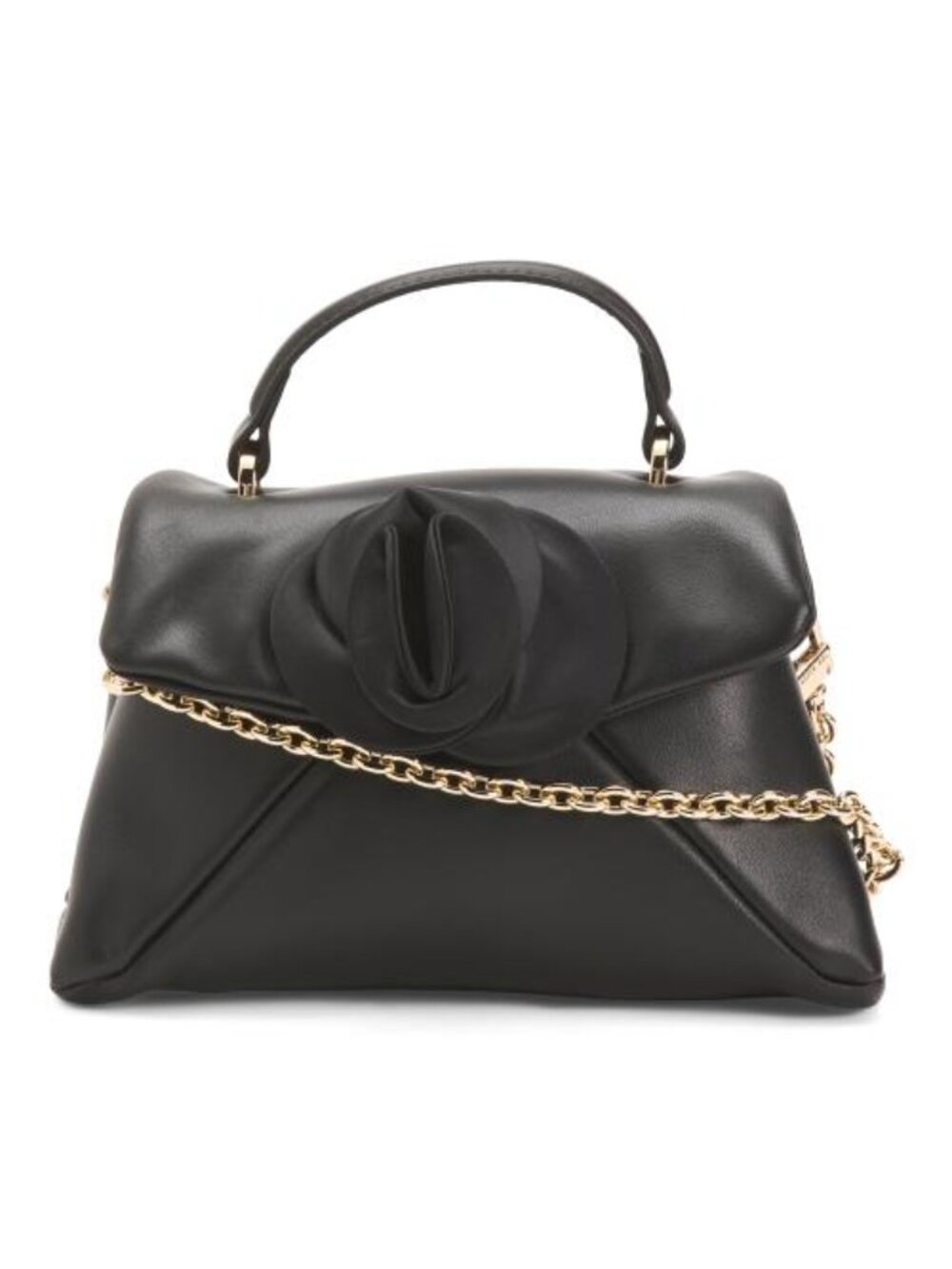 TED BAKER Leather Poppy Rose Top Handle Satchel